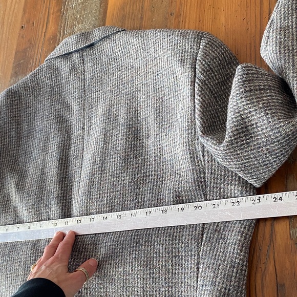 Vintage Harris Tweed Wool Blazer Men’s suit jacket Grandpacore old money - Picture 7 of 16